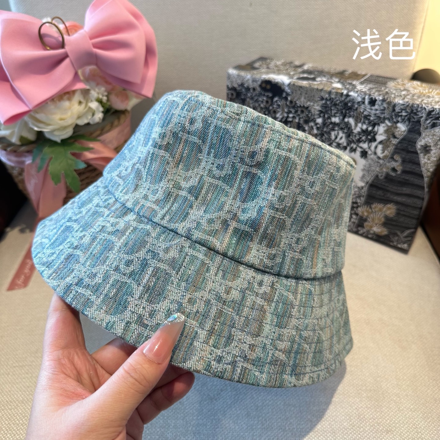 DIOR 迪奥 2026新款可遮阳帽女透气渔夫帽度假旅游拍照时尚搭子