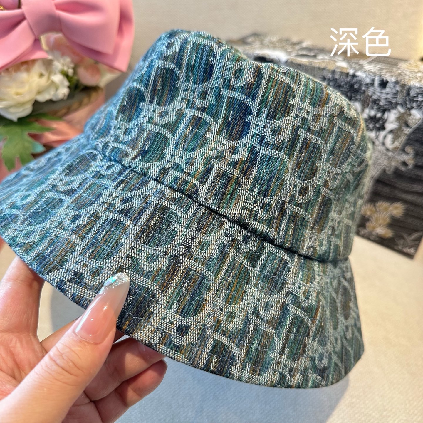 DIOR 迪奥 2026新款可遮阳帽女透气渔夫帽度假旅游拍照时尚搭子
