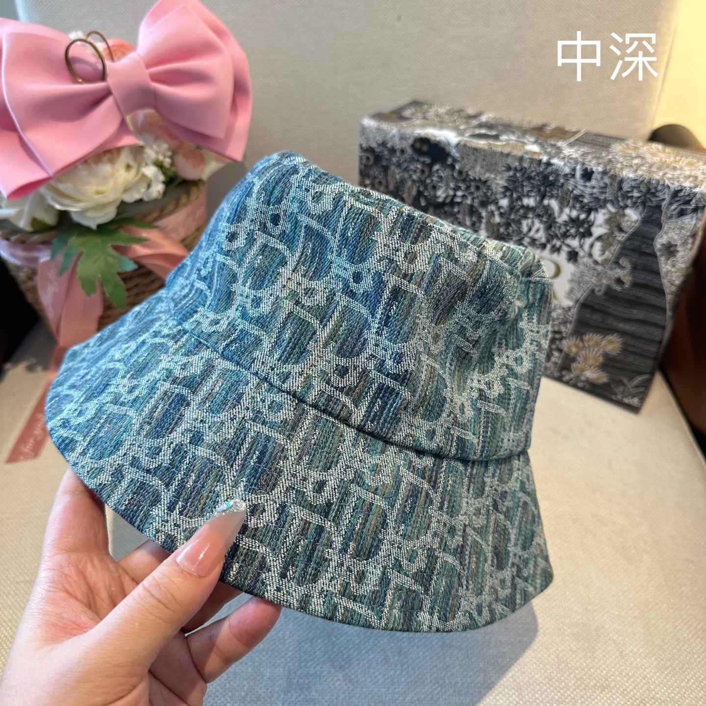 DIOR 迪奥 2026新款可遮阳帽女透气渔夫帽度假旅游拍照时尚搭子