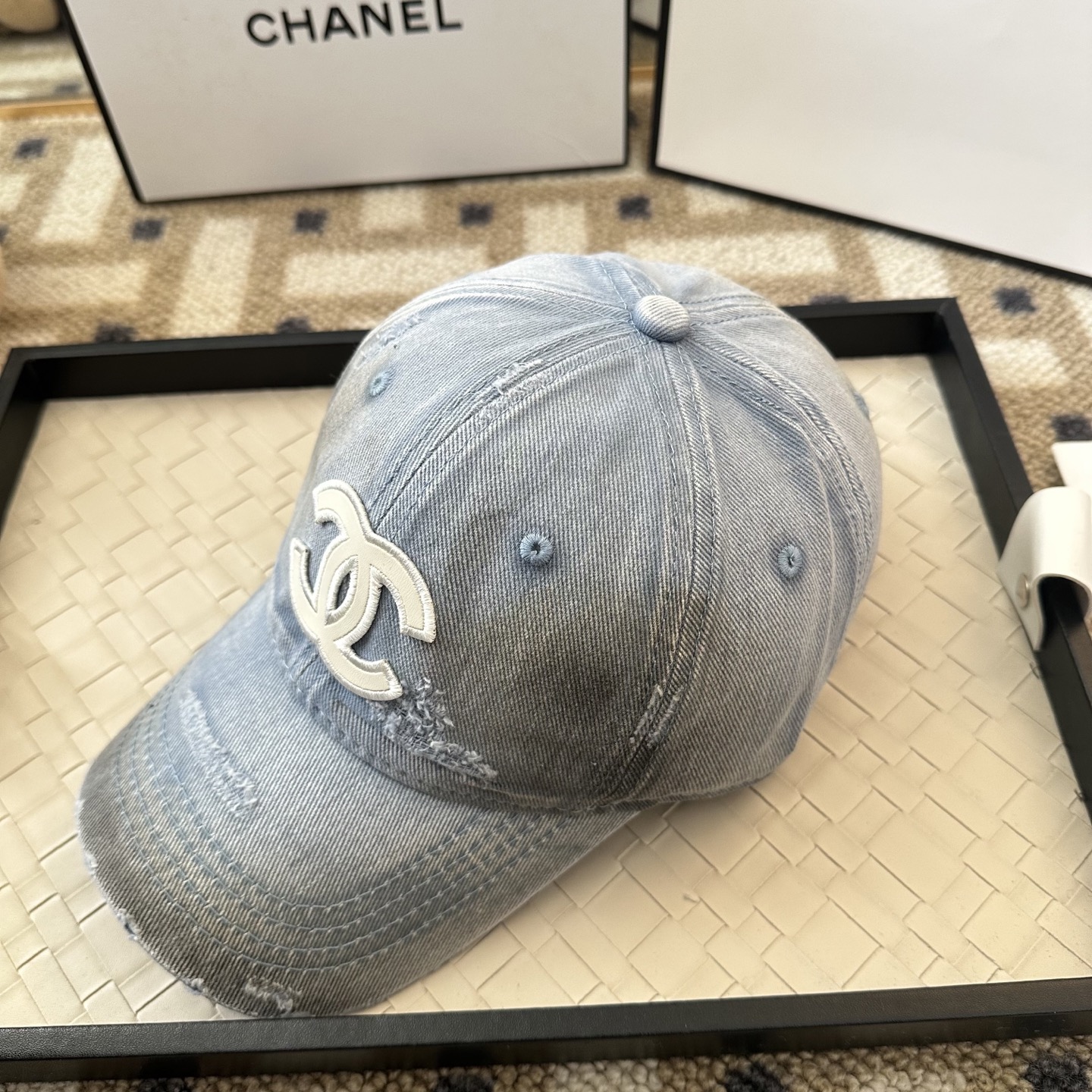 Chanel CHANEL香奈儿 新款简约棒球帽，新款 ， 款超好搭配，赶紧入手