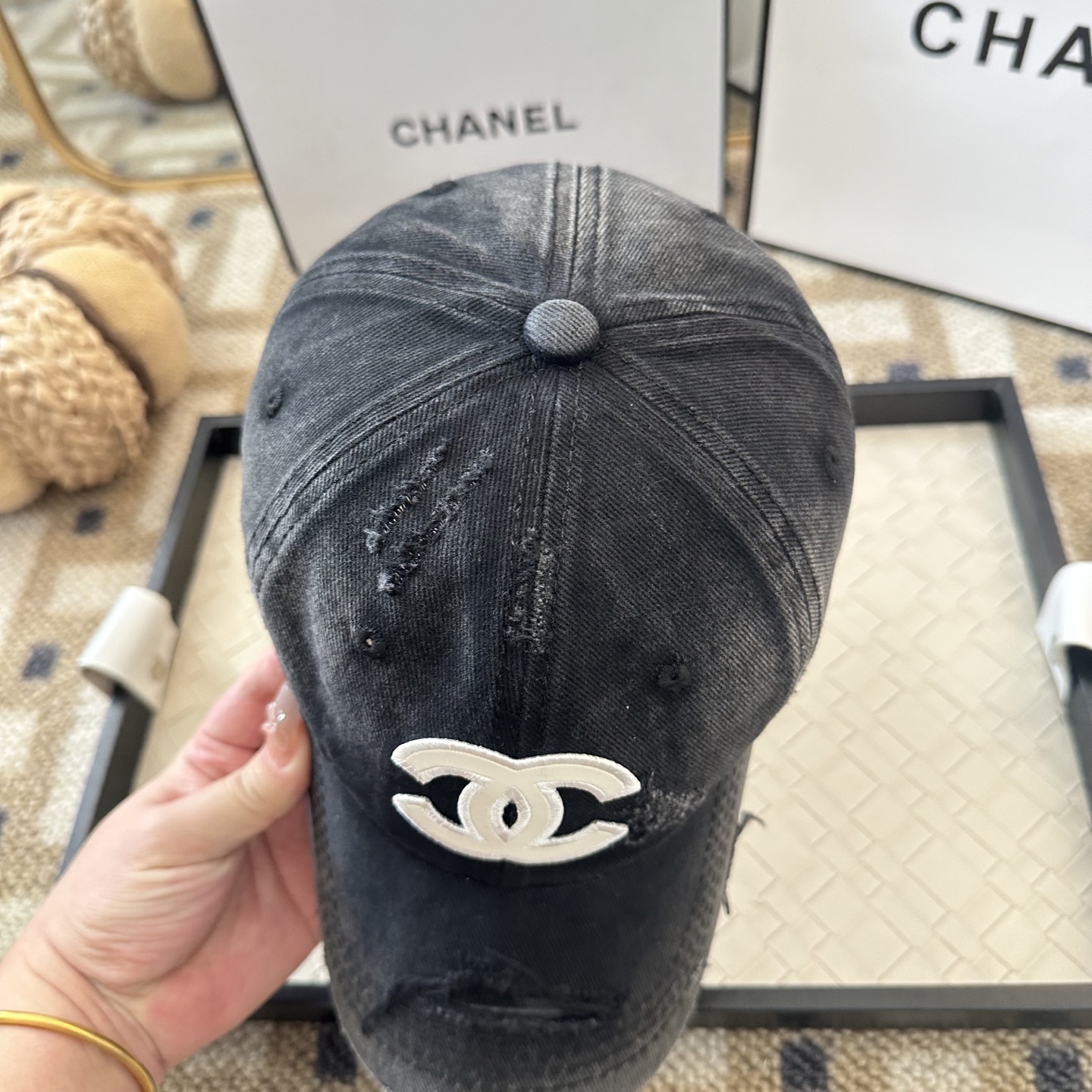 CHANEL香奈儿 新款简约棒球帽，新款出货，大牌款超好搭配，赶紧入手！
