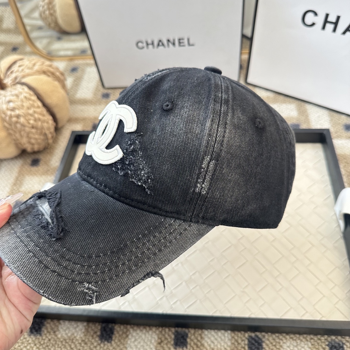 CHANEL香奈儿 新款简约棒球帽，新款出货，大牌款超好搭配，赶紧入手！
