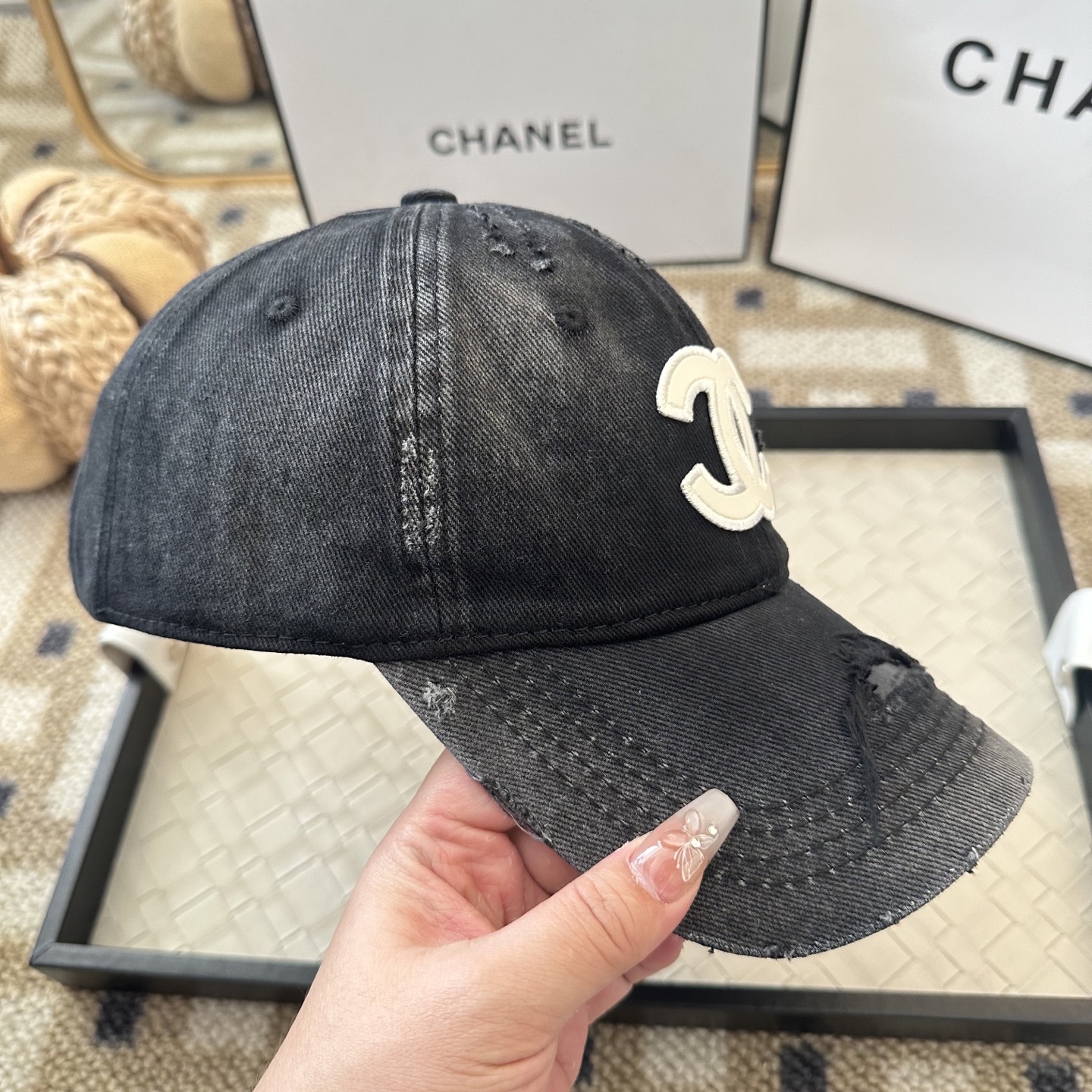 CHANEL香奈儿 新款简约棒球帽，新款出货，大牌款超好搭配，赶紧入手！