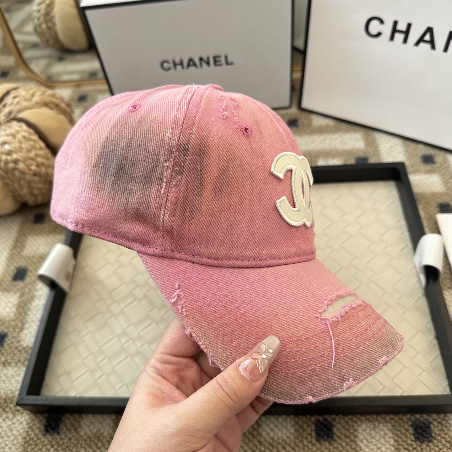 CHANEL香奈儿 新款简约棒球帽，新款出货，大牌款超好搭配，赶紧入手！