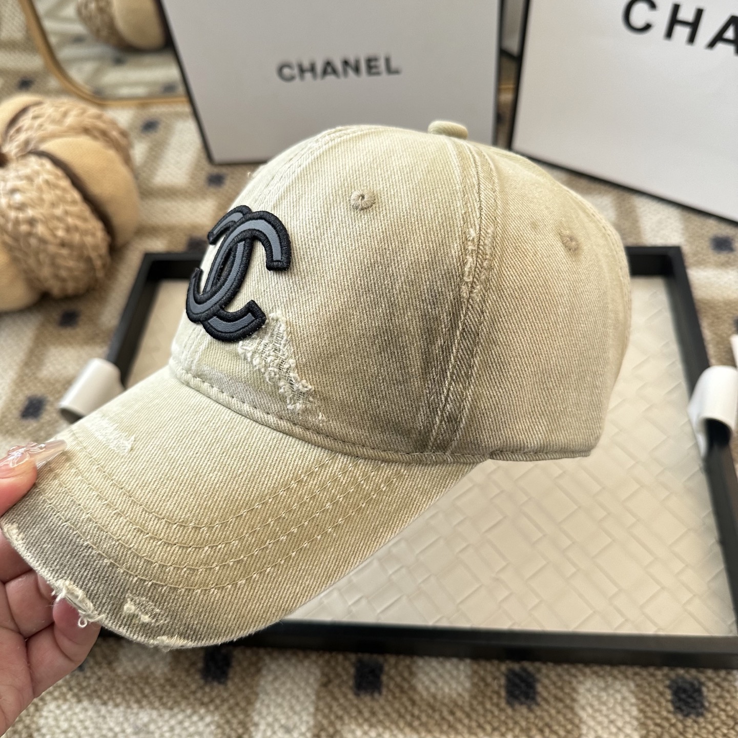 CHANEL香奈儿 新款简约棒球帽，新款出货，大牌款超好搭配，赶紧入手！