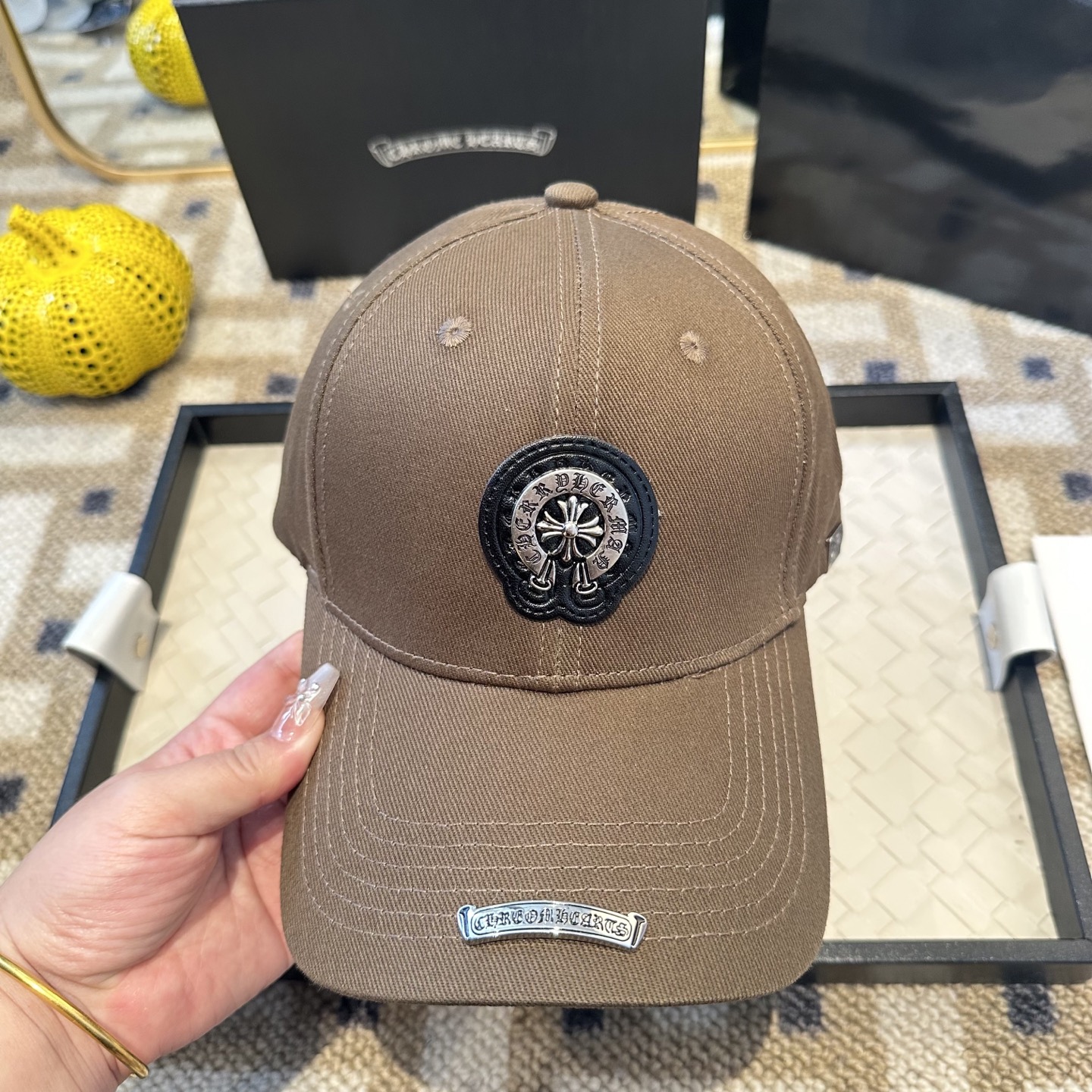 P70 Chrome hearts 克罗心 新款十字架 高品质棒球帽，高端定制版！网红时尚博主同款！墙裂推荐！质量巨好！谁戴谁好看~