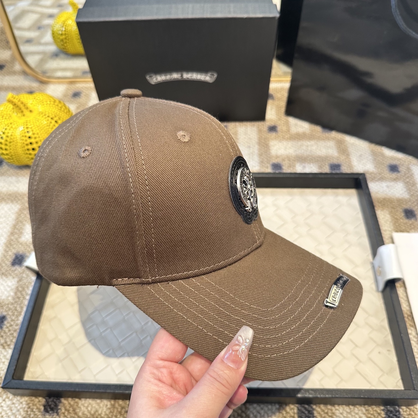 P70 Chrome hearts 克罗心 新款十字架 高品质棒球帽，高端定制版！网红时尚博主同款！墙裂推荐！质量巨好！谁戴谁好看~