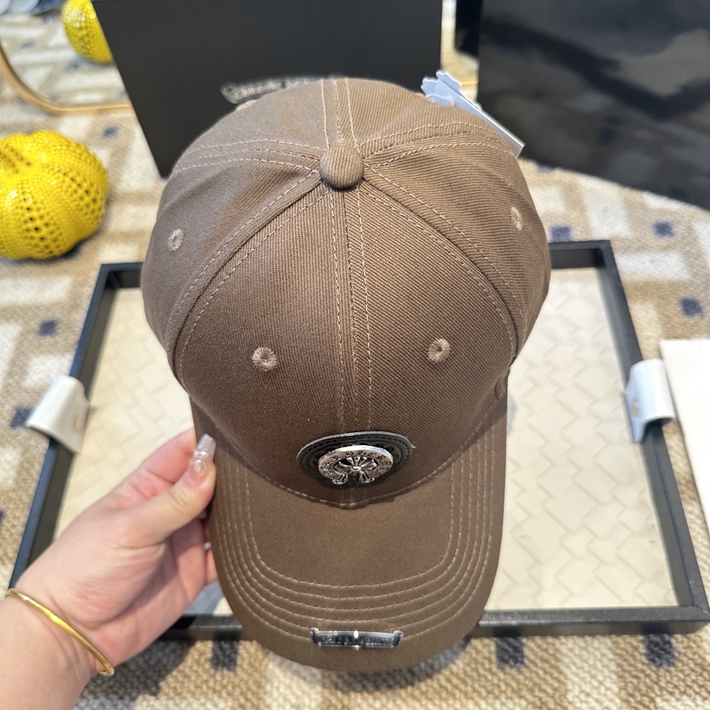 P70 Chrome hearts 克罗心 新款十字架 高品质棒球帽，高端定制版！网红时尚博主同款！墙裂推荐！质量巨好！谁戴谁好看~