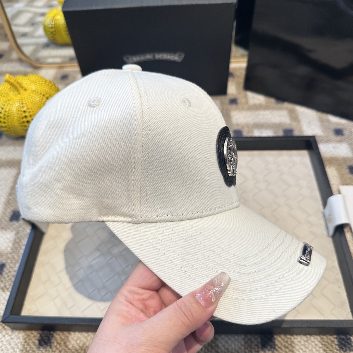 P70Chrome hearts 克罗心 新款十字架 高品质棒球帽，高端定制版！网红时尚博主同款！墙裂推荐！质量巨好！谁戴谁好看~