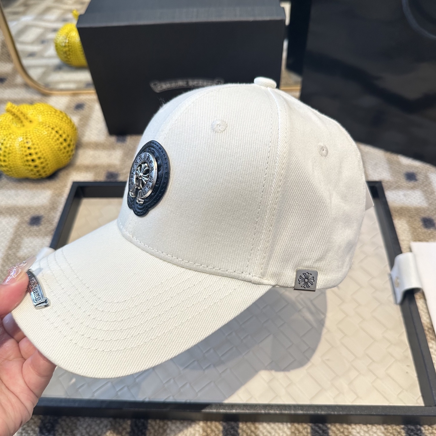 P70Chrome hearts 克罗心 新款十字架 高品质棒球帽，高端定制版！网红时尚博主同款！墙裂推荐！质量巨好！谁戴谁好看~