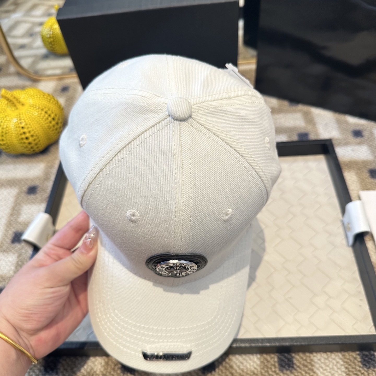 P70Chrome hearts 克罗心 新款十字架 高品质棒球帽，高端定制版！网红时尚博主同款！墙裂推荐！质量巨好！谁戴谁好看~