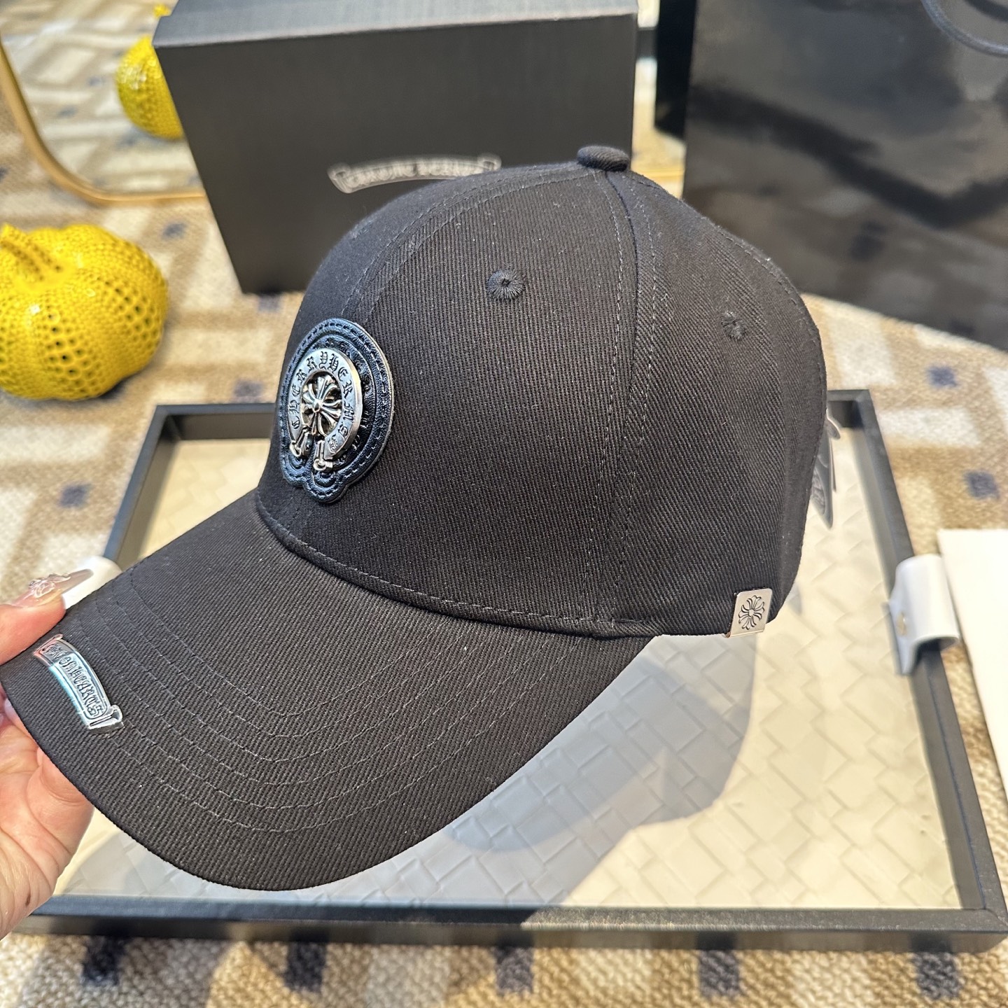 P70Chrome hearts 克罗心 新款十字架 高品质棒球帽，高端定制版！网红时尚博主同款！墙裂推荐！质量巨好！谁戴谁好看~