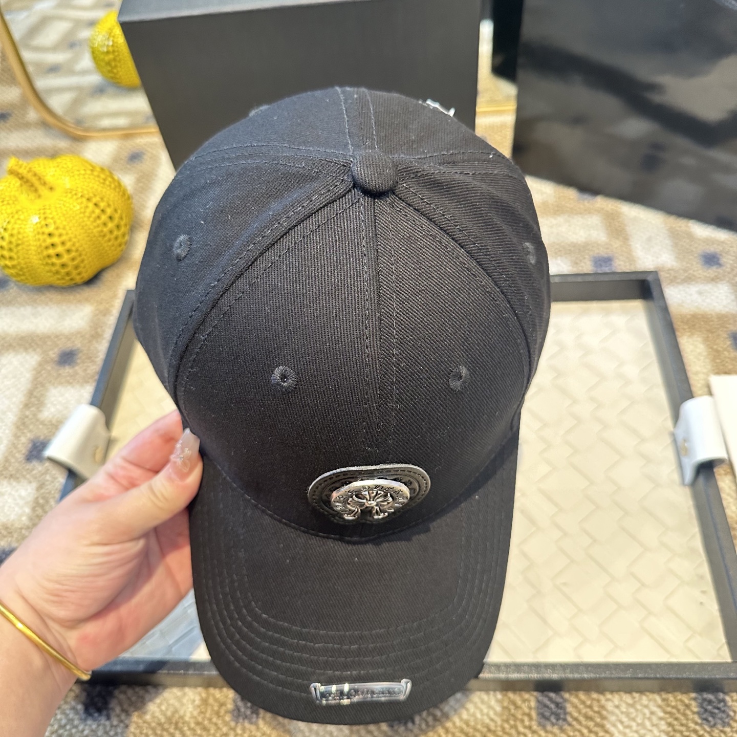 P70Chrome hearts 克罗心 新款十字架 高品质棒球帽，高端定制版！网红时尚博主同款！墙裂推荐！质量巨好！谁戴谁好看~