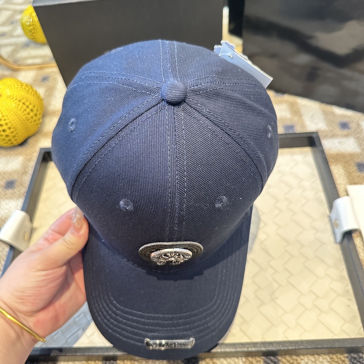 P70Chrome hearts 克罗心 新款十字架 高品质棒球帽，高端定制版！网红时尚博主同款！墙裂推荐！质量巨好！谁戴谁好看~