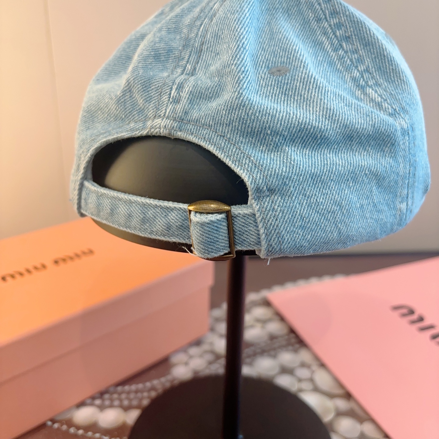 P63 谬谬miumiu 原单 新款棒球帽，正品开模订制，原版做工细致质量超赞！