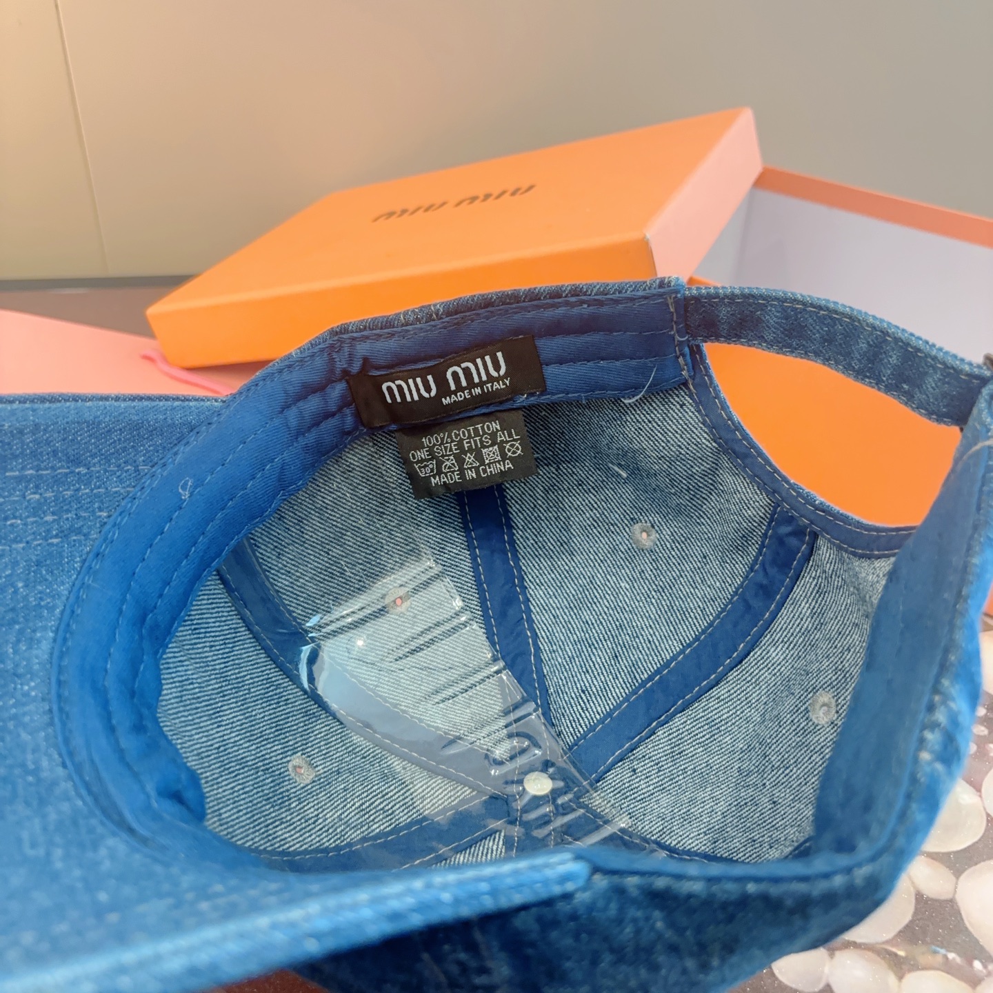 P63 谬谬miumiu 原单 新款棒球帽，正品开模订制，原版做工细致质量超赞！