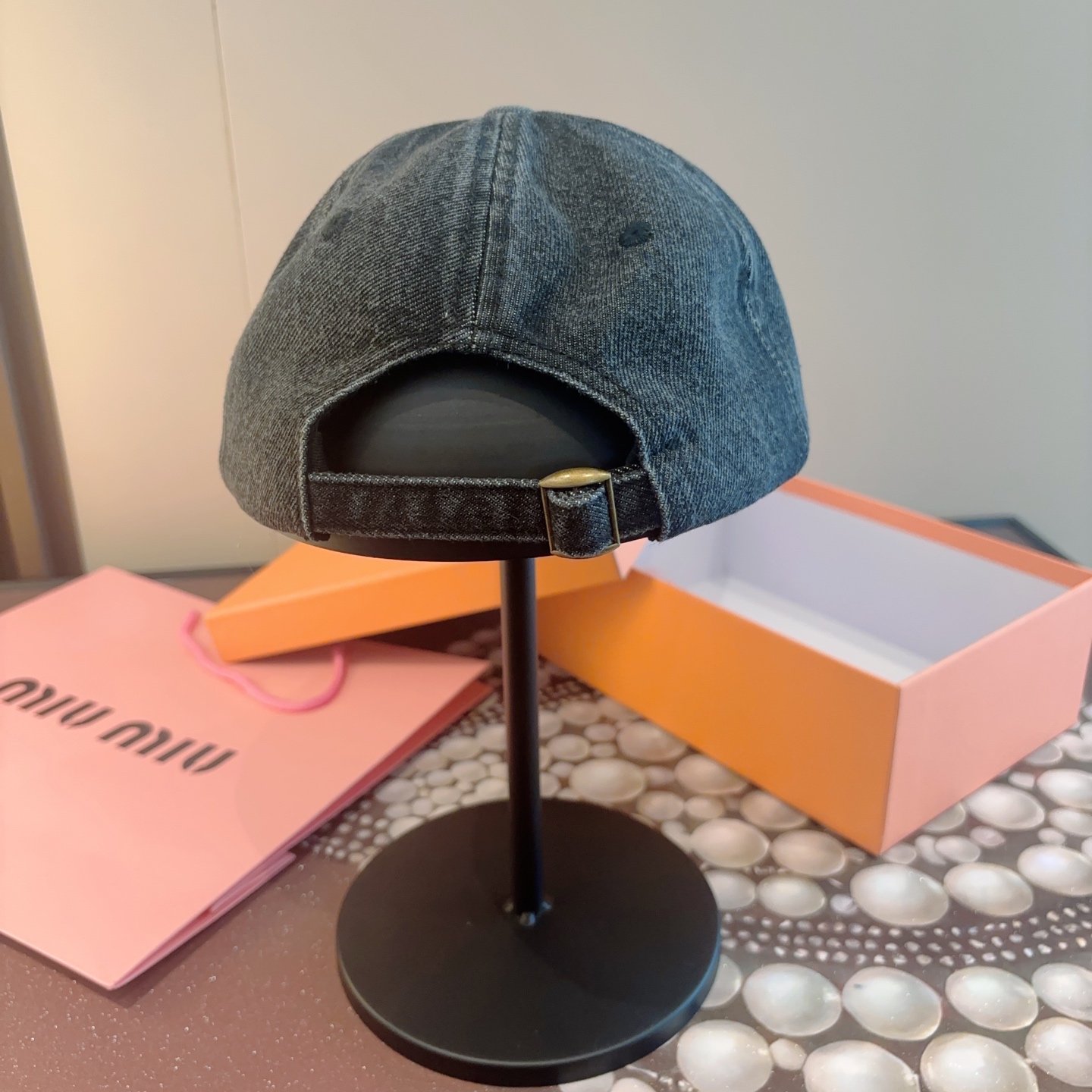 P63 谬谬miumiu 原单 新款棒球帽，正品开模订制，原版做工细致质量超赞！