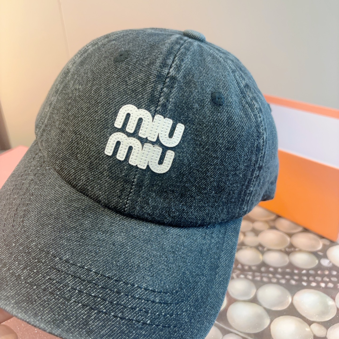 P63 谬谬miumiu 原单 新款棒球帽，正品开模订制，原版做工细致质量超赞！