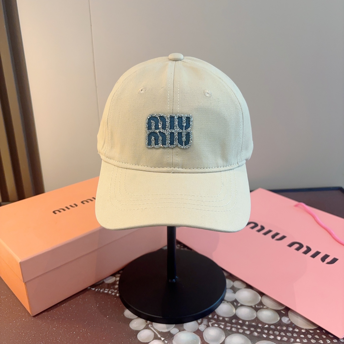 谬谬miumiu 原单 新款棒球帽，正品开模订制，原版做工细致质量超赞！