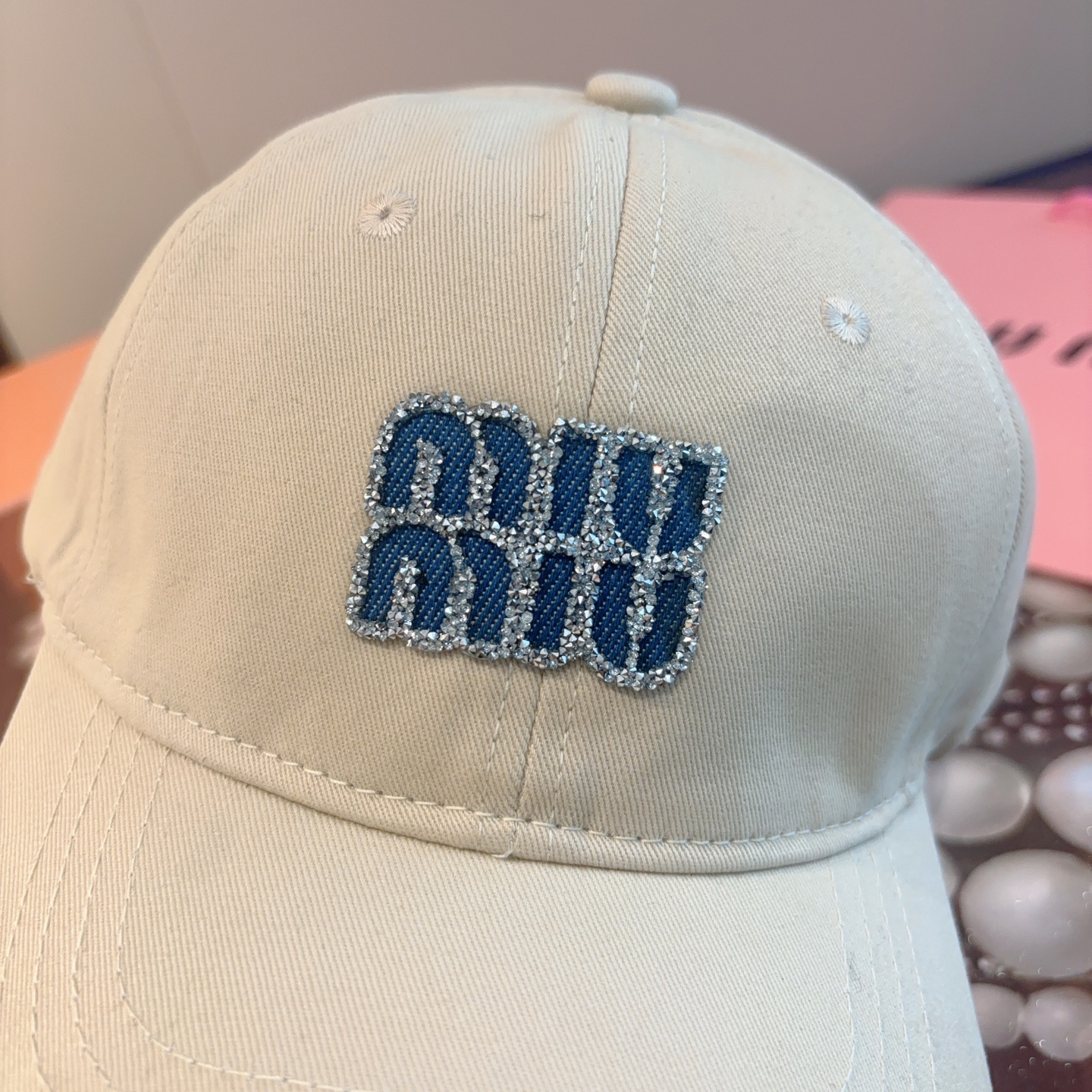 谬谬miumiu 原单 新款棒球帽，正品开模订制，原版做工细致质量超赞！