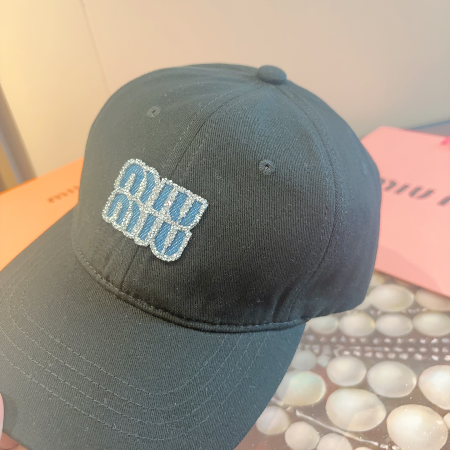 谬谬miumiu 原单 新款棒球帽，正品开模订制，原版做工细致质量超赞！