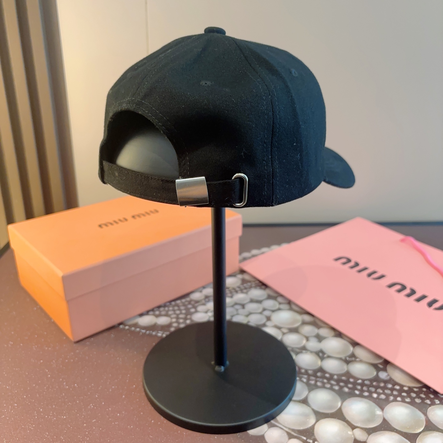谬谬miumiu 原单 新款棒球帽，正品开模订制，原版做工细致质量超赞！