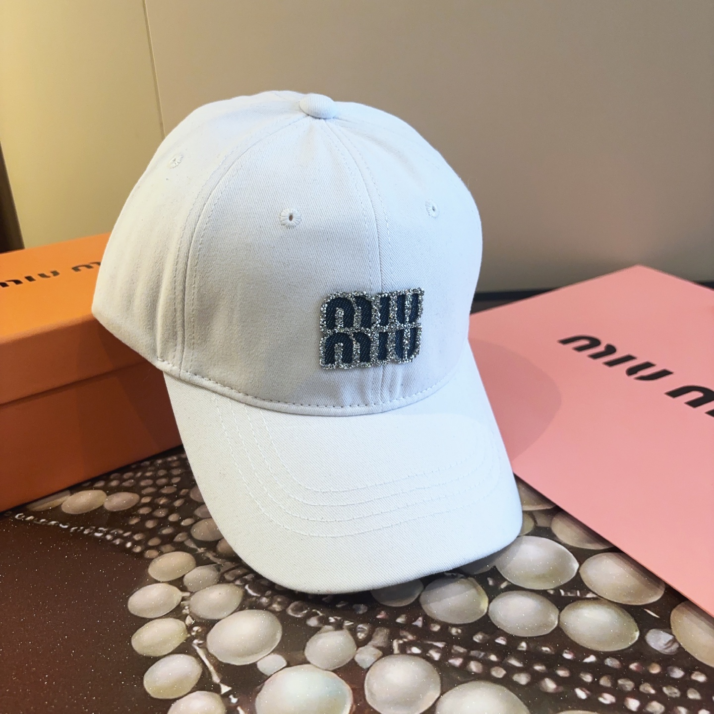 谬谬miumiu 原单 新款棒球帽，正品开模订制，原版做工细致质量超赞！