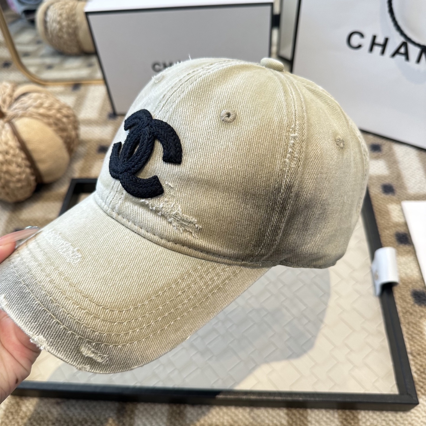 CHANEL香奈儿 新款简约棒球帽，新款出货，大牌款超好搭配，赶紧入手！