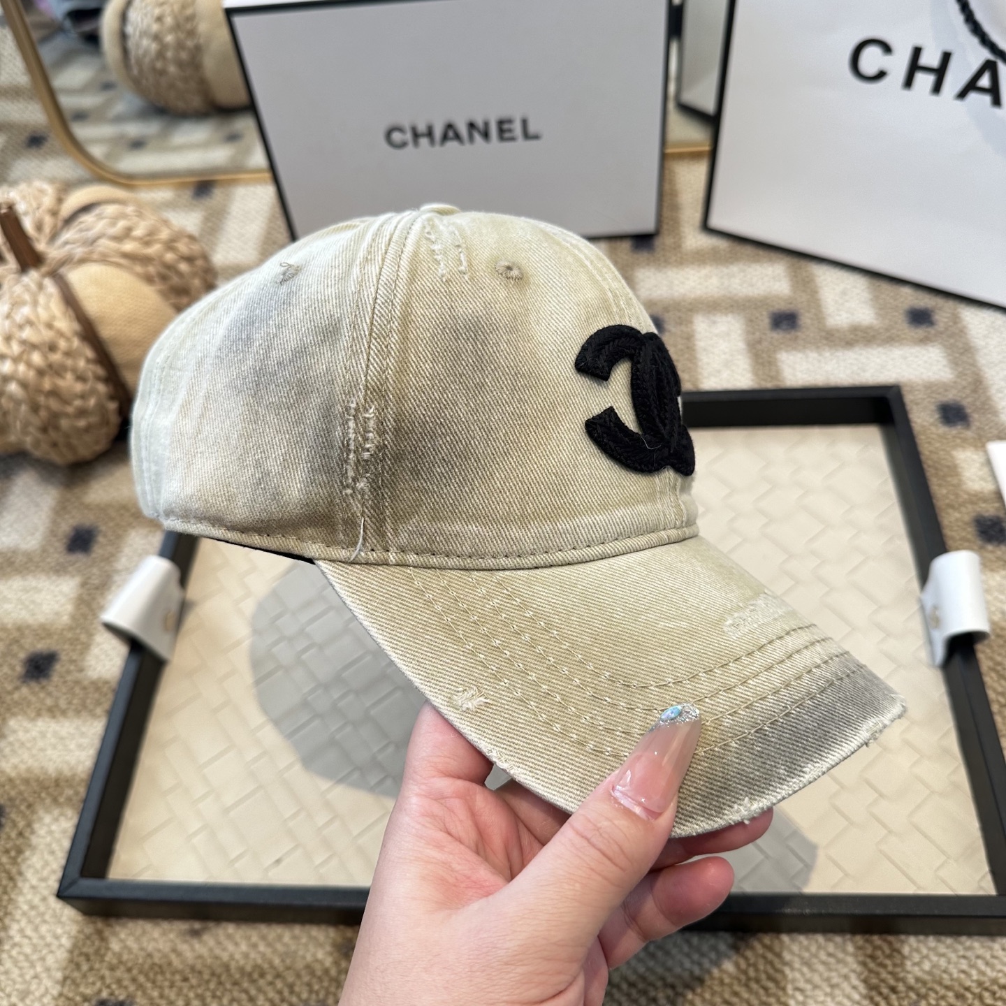 CHANEL香奈儿 新款简约棒球帽，新款出货，大牌款超好搭配，赶紧入手！