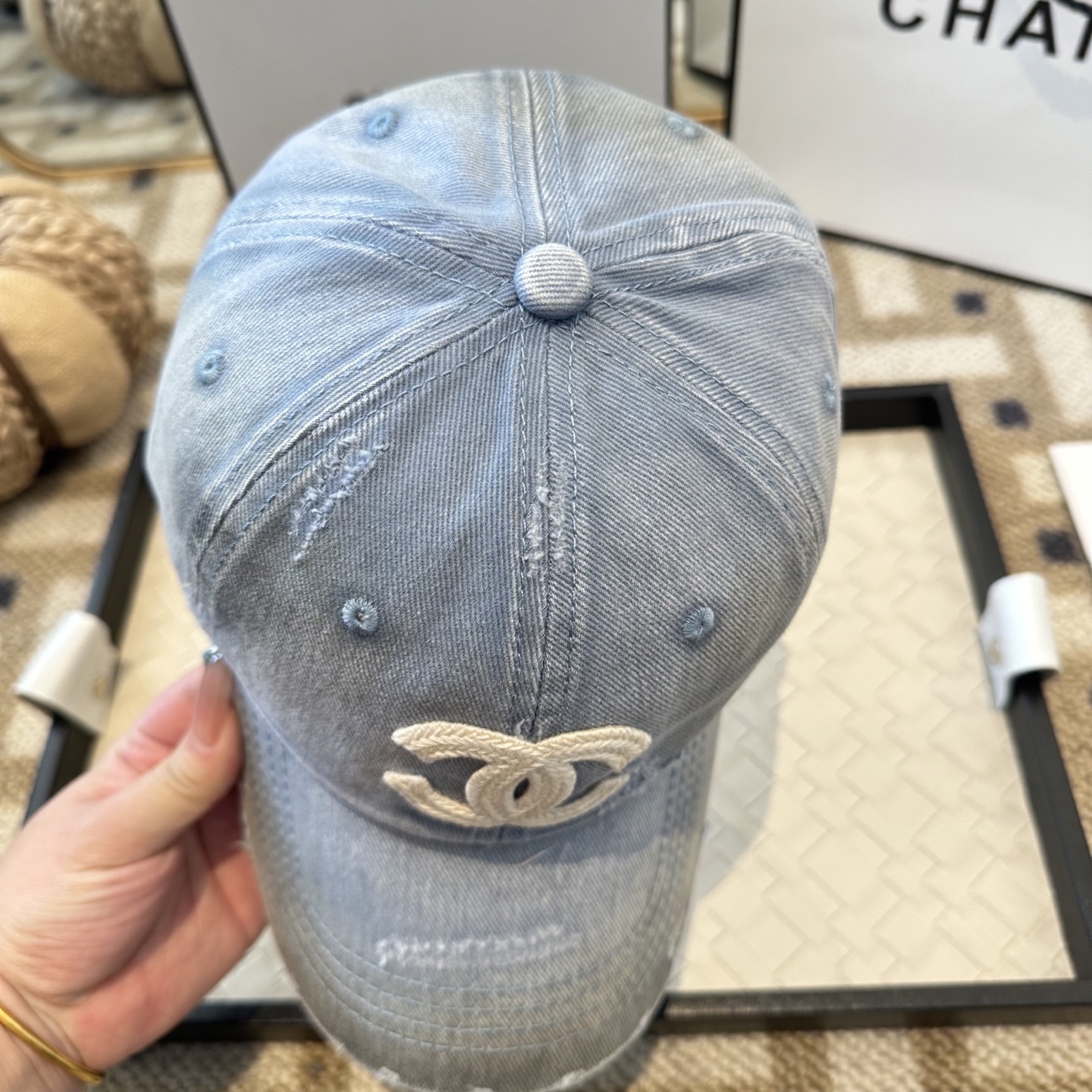 CHANEL香奈儿 新款简约棒球帽，新款出货，大牌款超好搭配，赶紧入手！