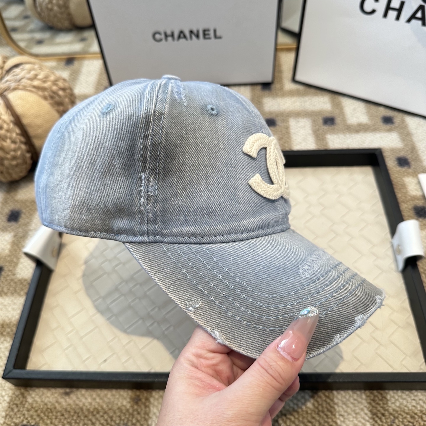 CHANEL香奈儿 新款简约棒球帽，新款出货，大牌款超好搭配，赶紧入手！