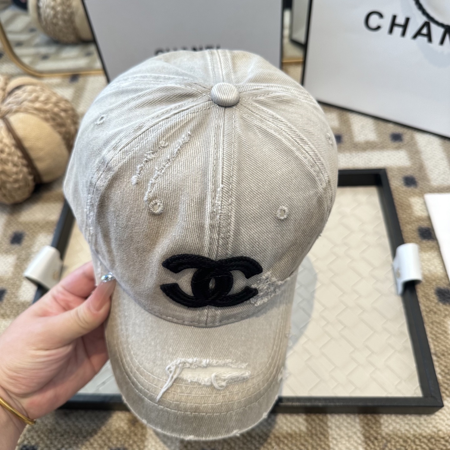 CHANEL香奈儿 新款简约棒球帽，新款出货，大牌款超好搭配，赶紧入手！