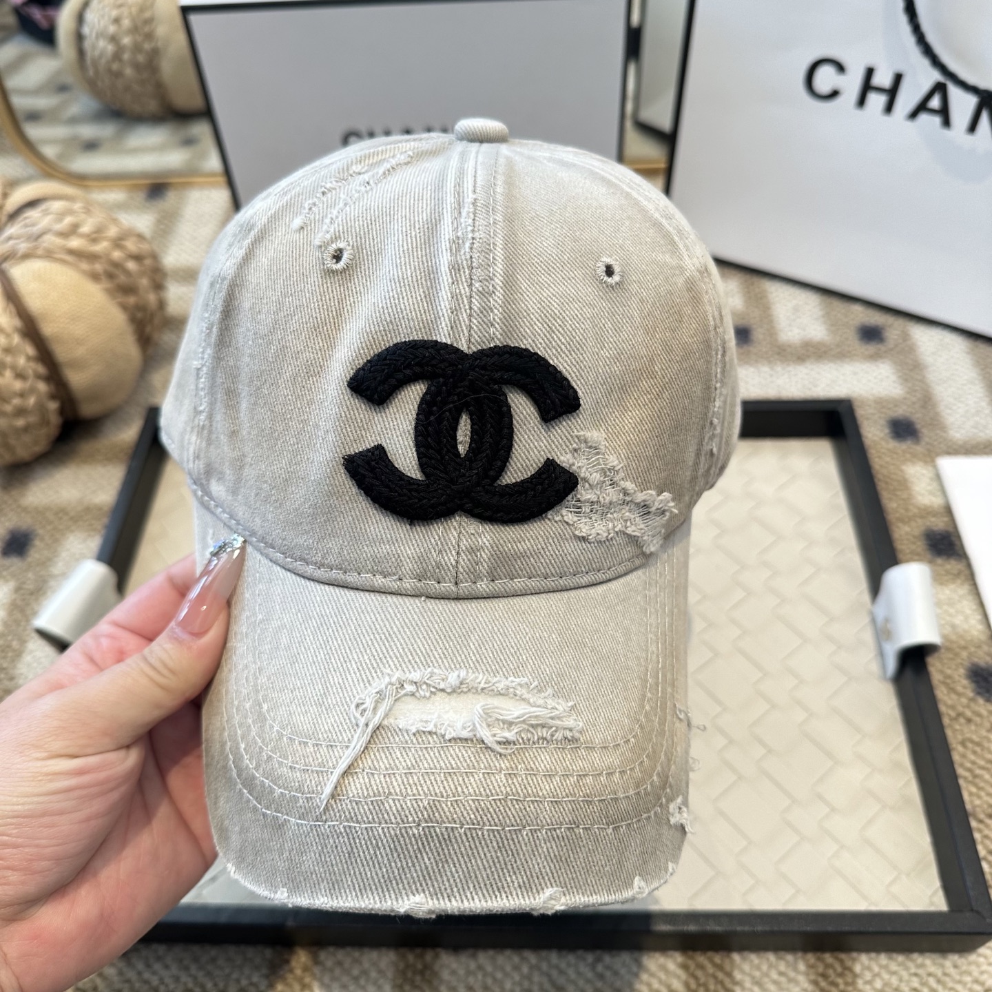 CHANEL香奈儿 新款简约棒球帽，新款出货，大牌款超好搭配，赶紧入手！