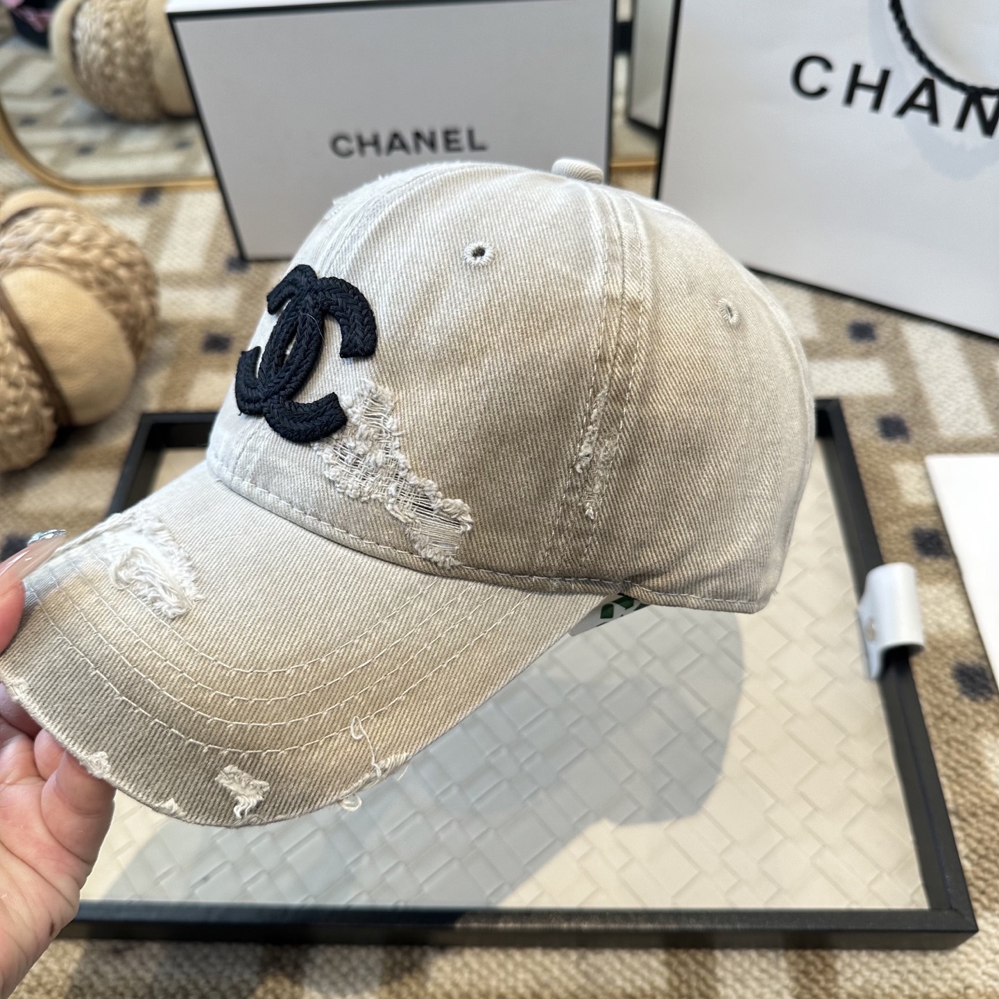 CHANEL香奈儿 新款简约棒球帽，新款出货，大牌款超好搭配，赶紧入手！