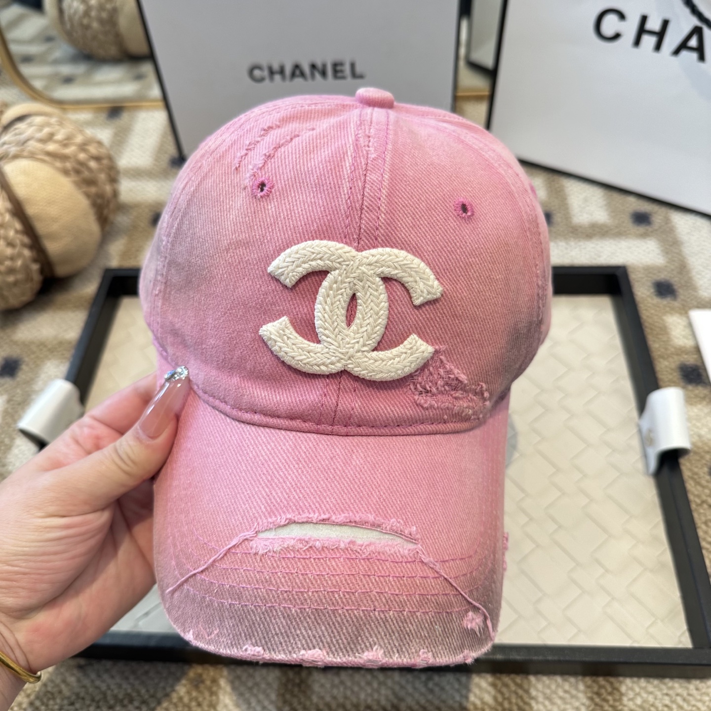 CHANEL香奈儿 新款简约棒球帽，新款出货，大牌款超好搭配，赶紧入手！