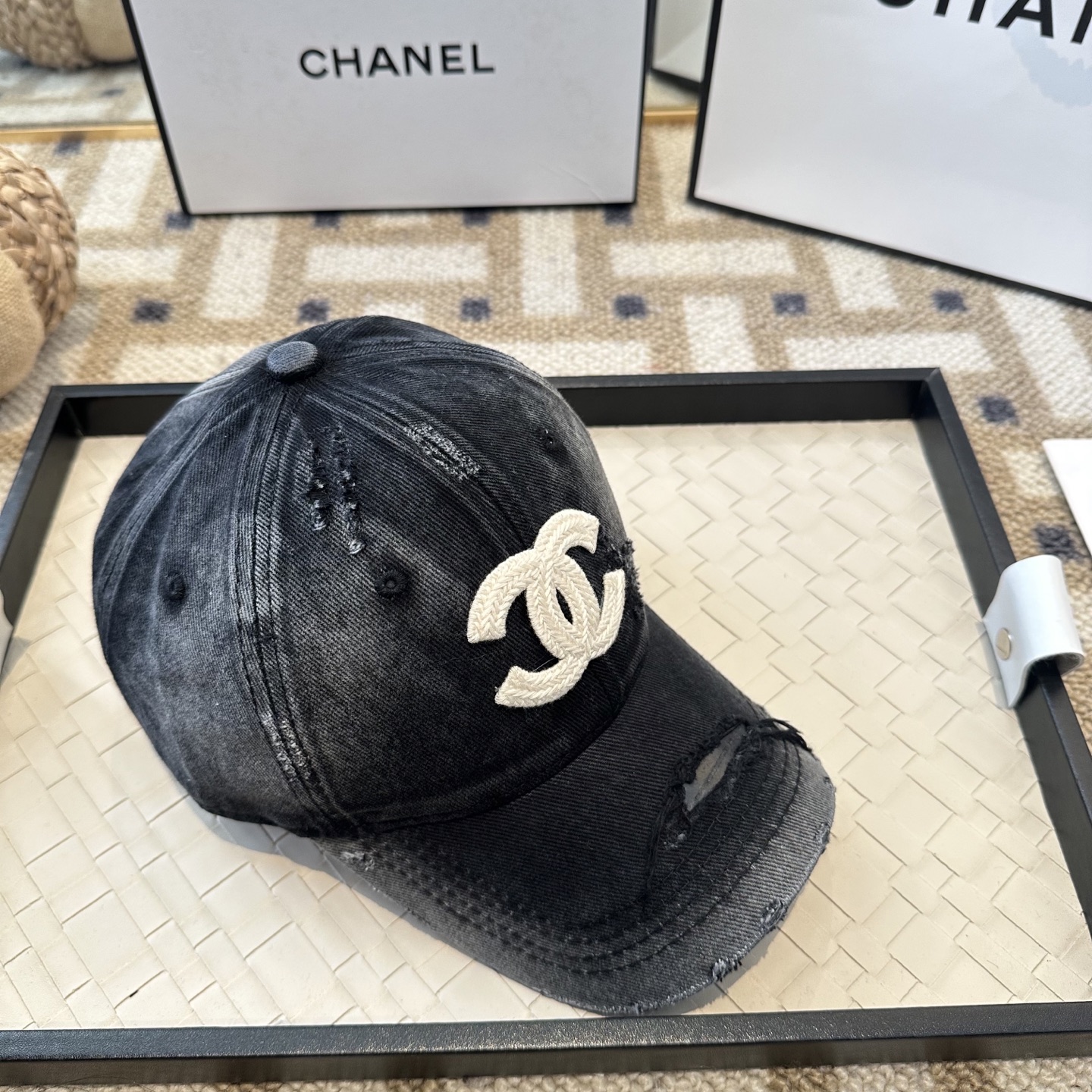 CHANEL香奈儿 新款简约棒球帽，新款出货，大牌款超好搭配，赶紧入手！