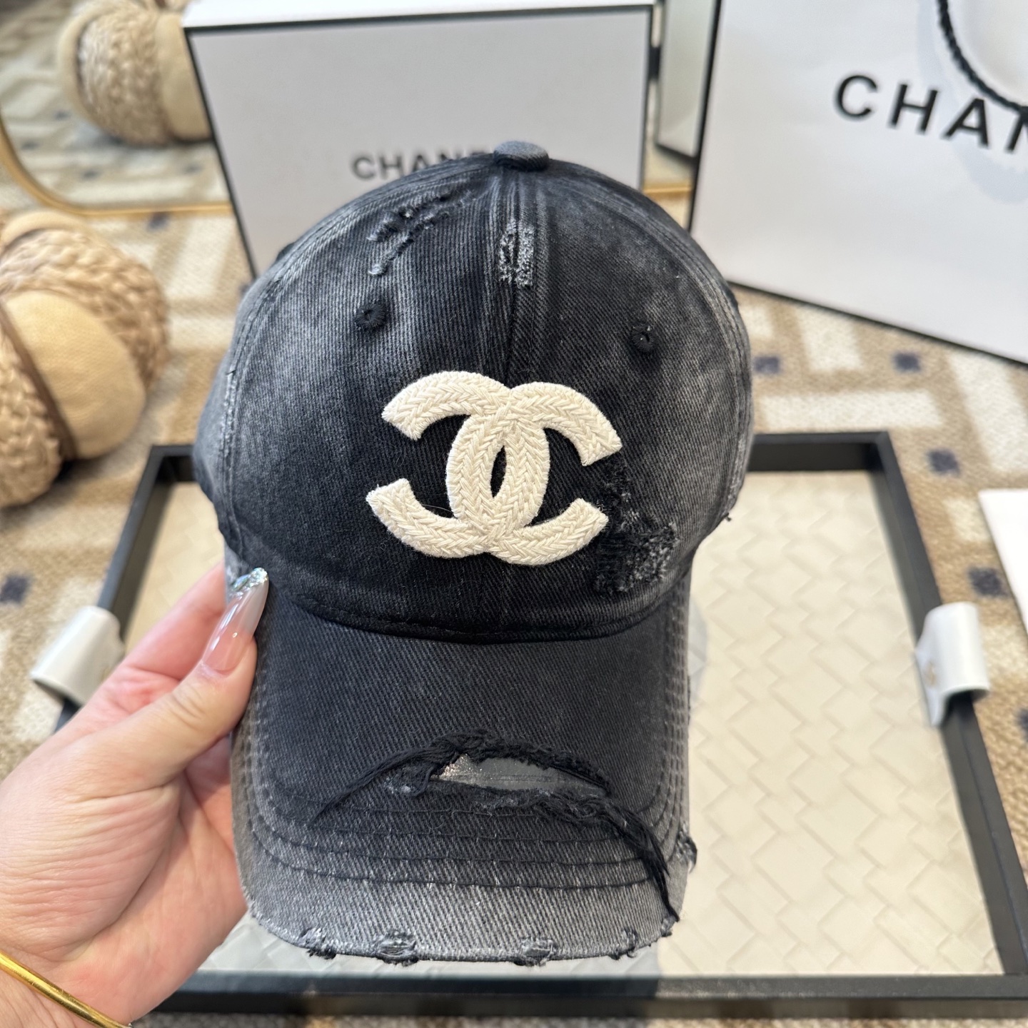 CHANEL香奈儿 新款简约棒球帽，新款出货，大牌款超好搭配，赶紧入手！