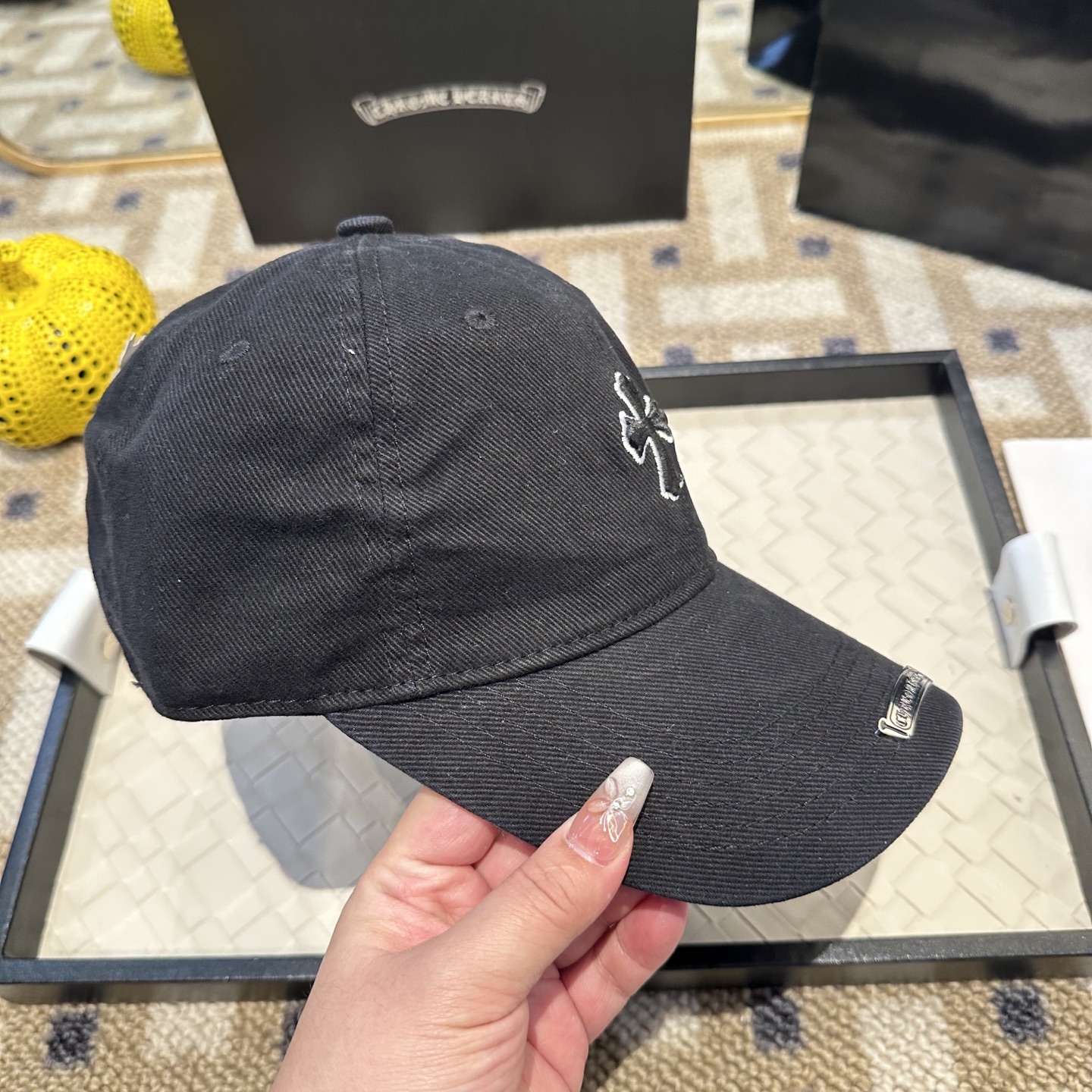 Chrome hearts 克罗心 新款十字架 高品质棒球帽，高端定制版！网红时尚博主同款！墙裂推荐！质