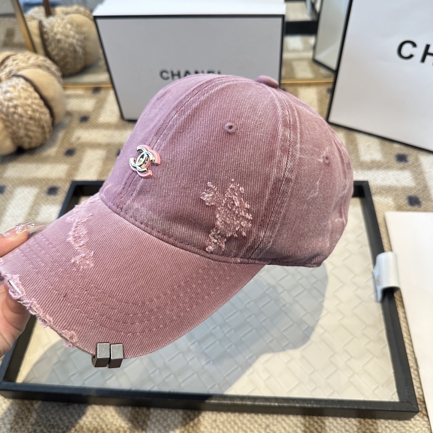 CHANEL香奈儿 新款简约棒球帽，新款出货，大牌款超好搭配，赶紧入手！