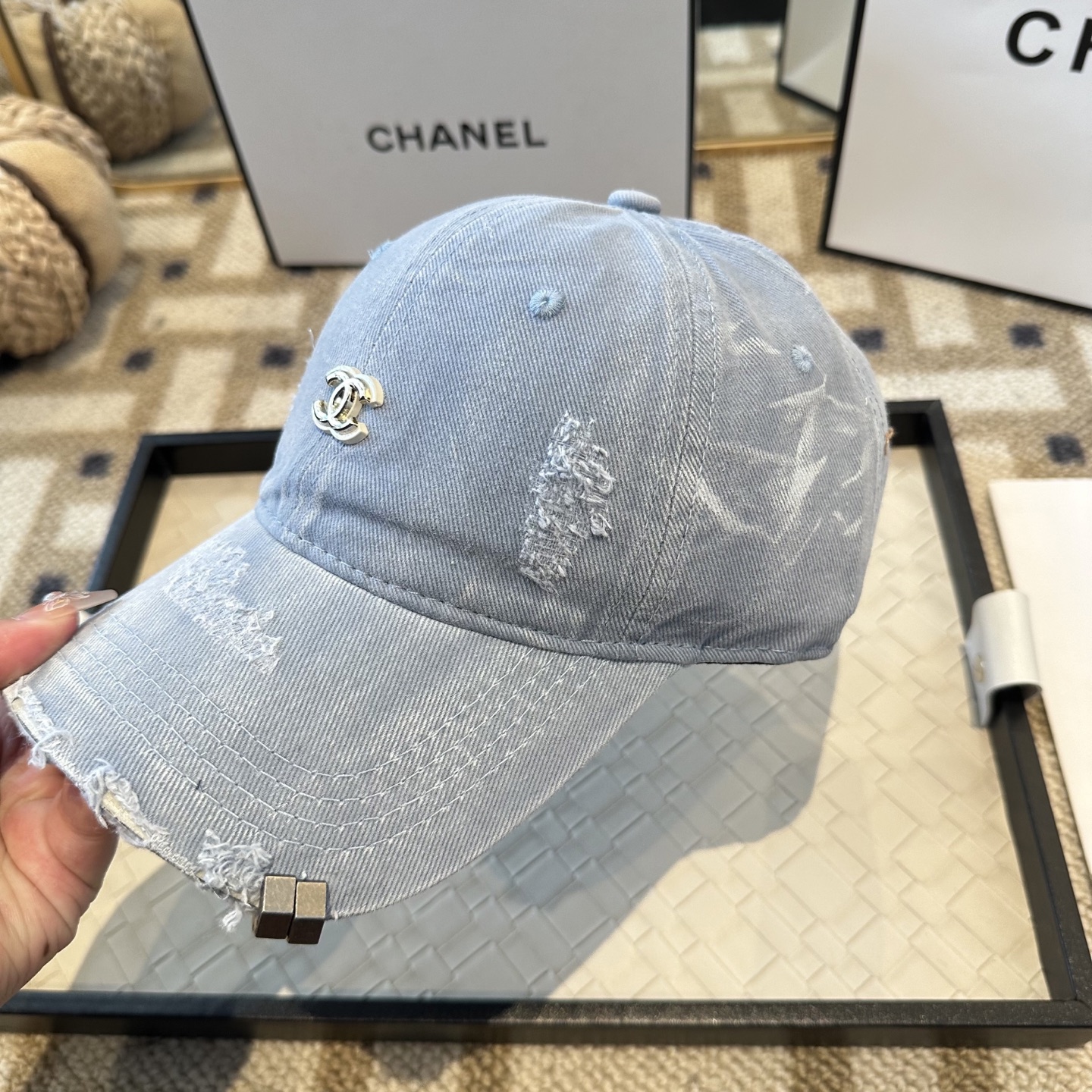 CHANEL香奈儿 新款简约棒球帽，新款出货，大牌款超好搭配，赶紧入手！