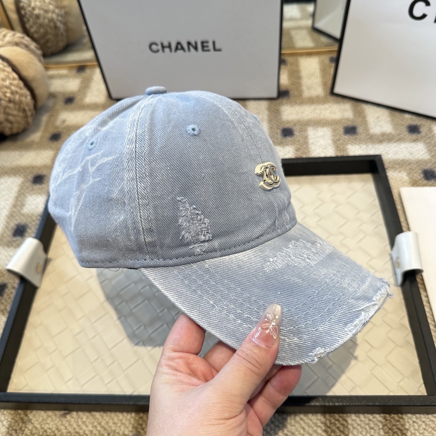 CHANEL香奈儿 新款简约棒球帽，新款出货，大牌款超好搭配，赶紧入手！