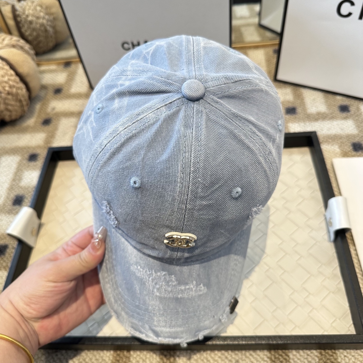 CHANEL香奈儿 新款简约棒球帽，新款出货，大牌款超好搭配，赶紧入手！