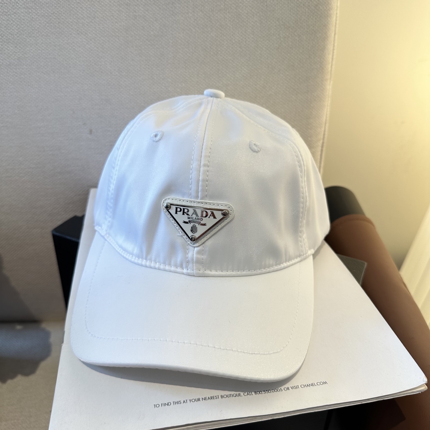 Prada 普拉达 三角标棒球帽
