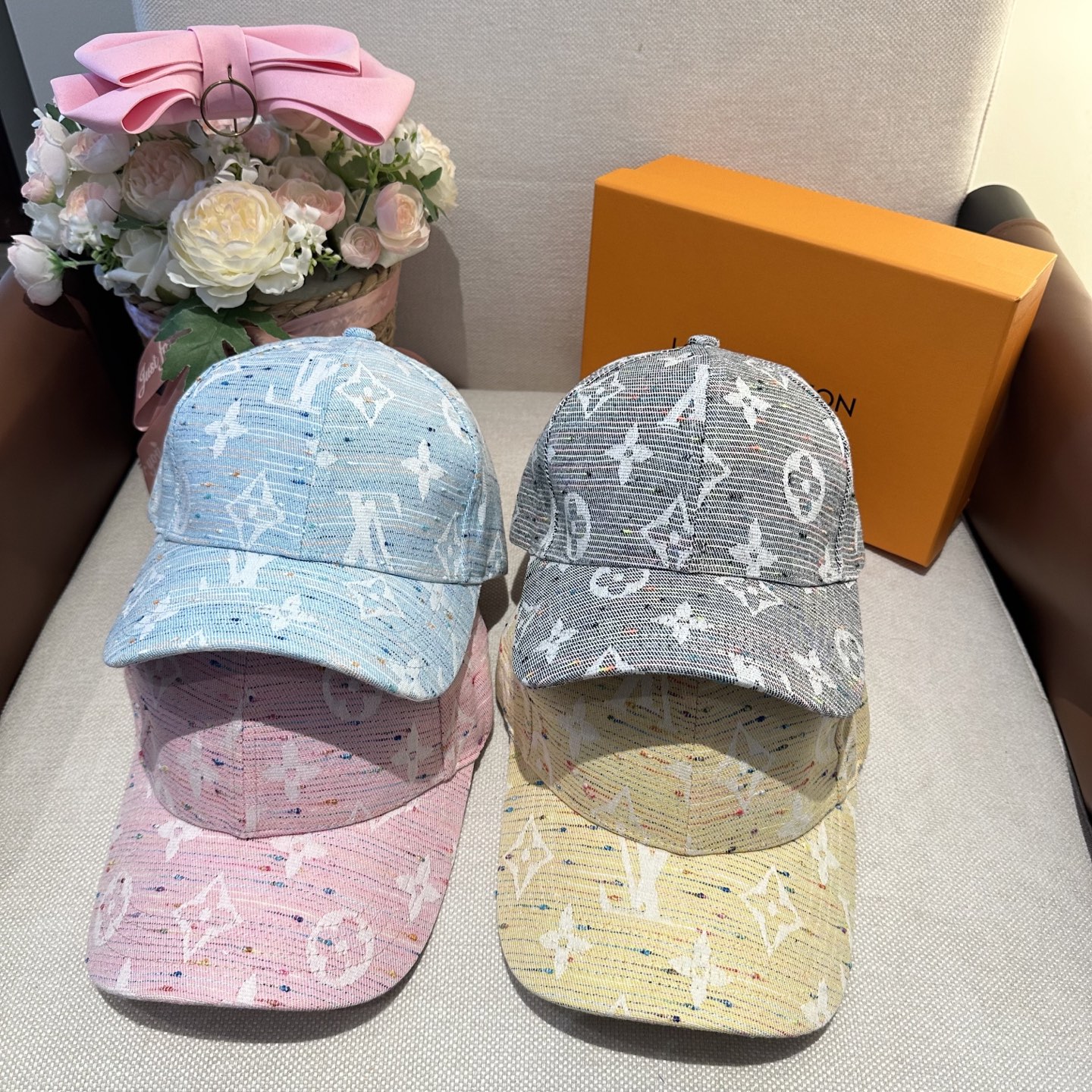 Louis Vuitton LouisVuitton 新款LV棒球帽，重工打造 高端 ，百搭款