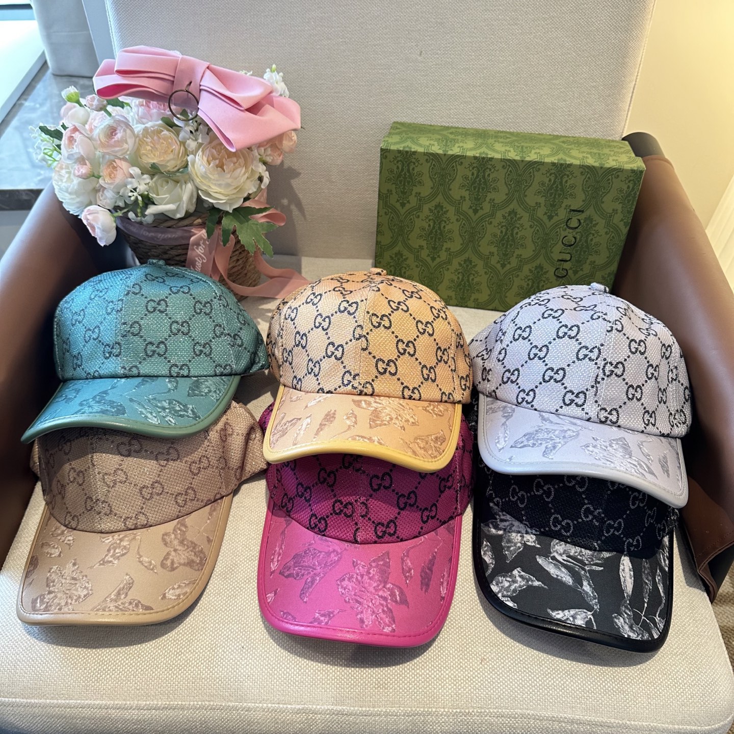 🧢GUCCI古奇棒球帽 😍新款棒球帽，重工打造♥️高端大气，百搭款🤗男女通用！