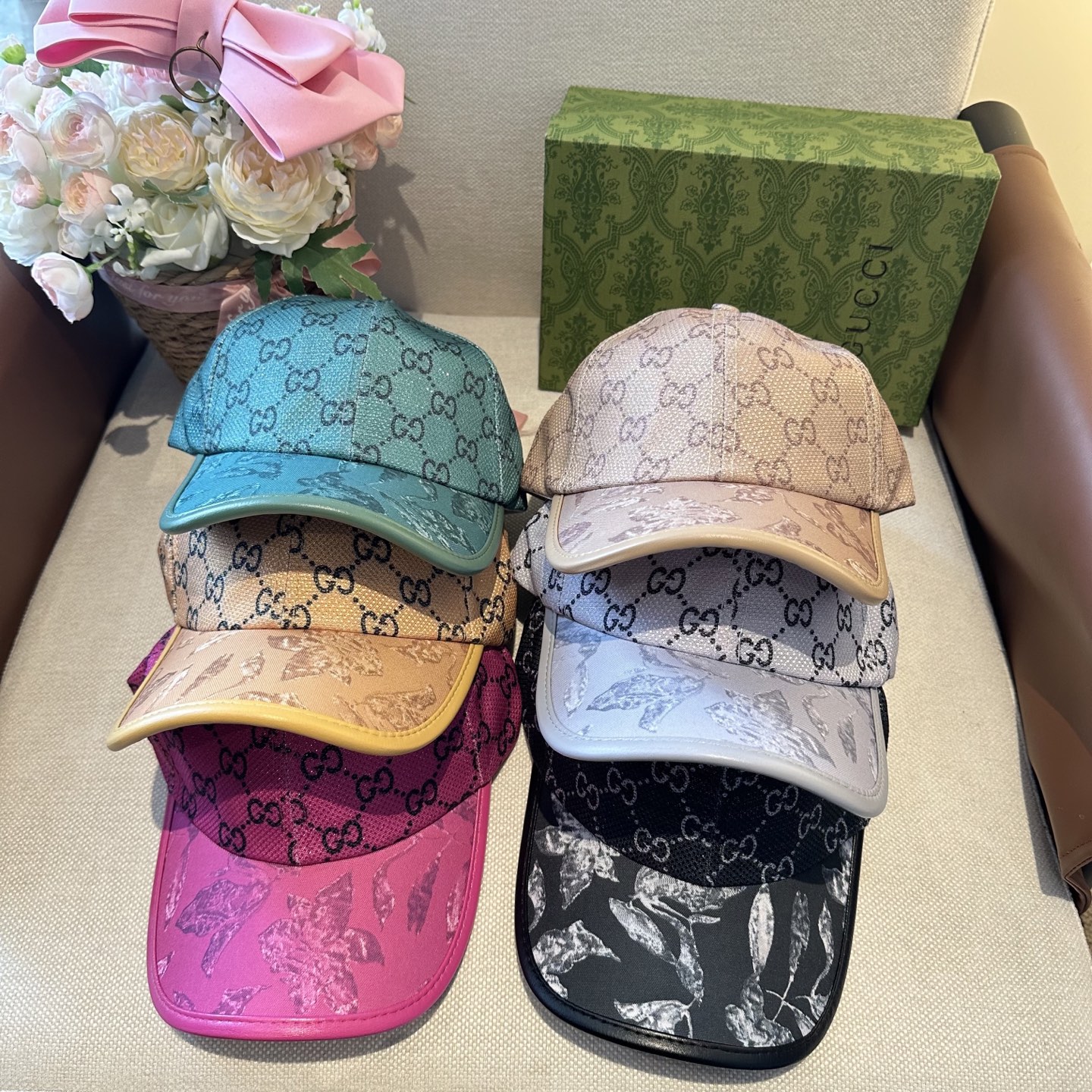 🧢GUCCI古奇棒球帽 😍新款棒球帽，重工打造♥️高端大气，百搭款🤗男女通用！