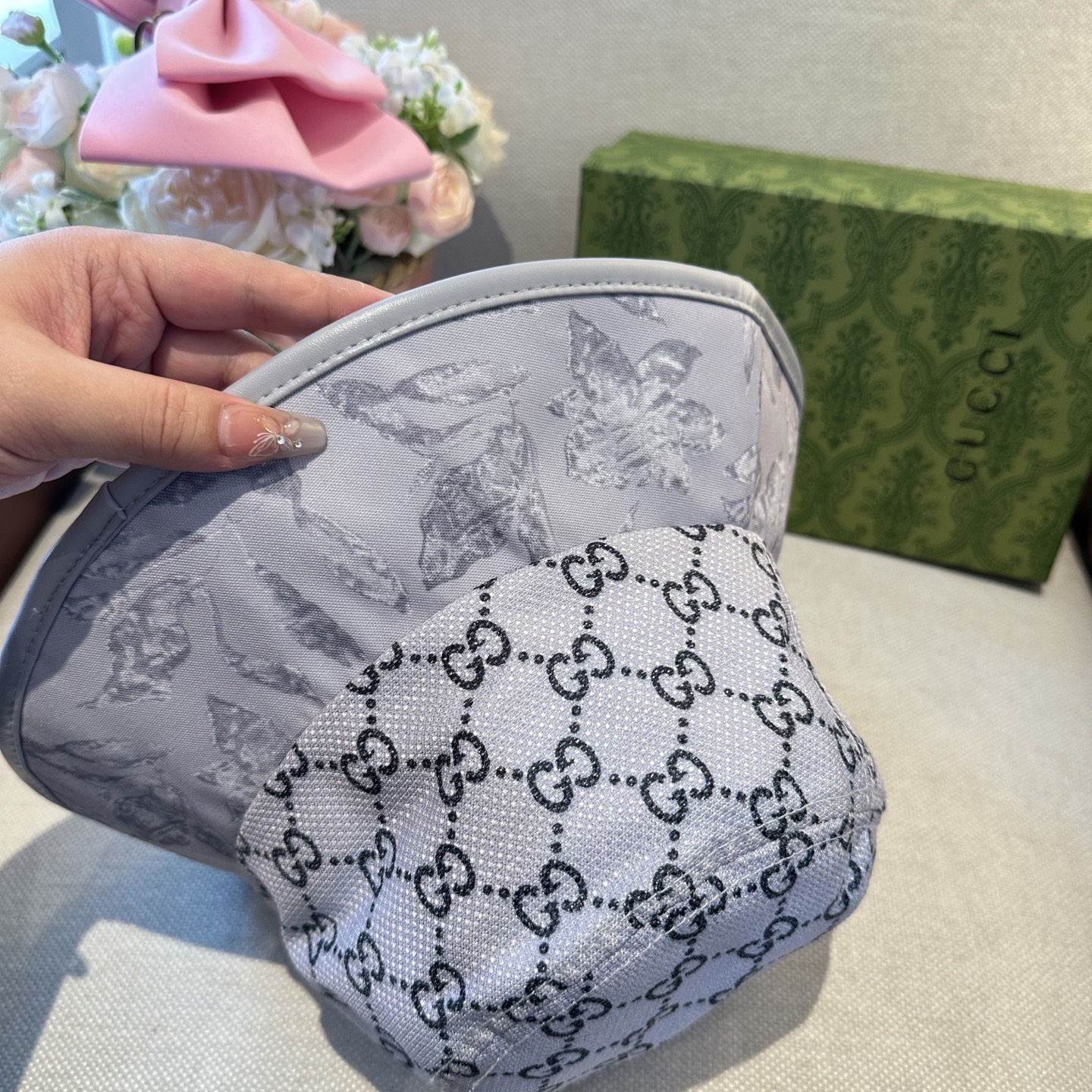 原单品质GUCCI古奇渔夫帽👒官网新品Gucci渔夫帽火爆来袭 工艺非常精美 高档大气上档次！低调奢华，