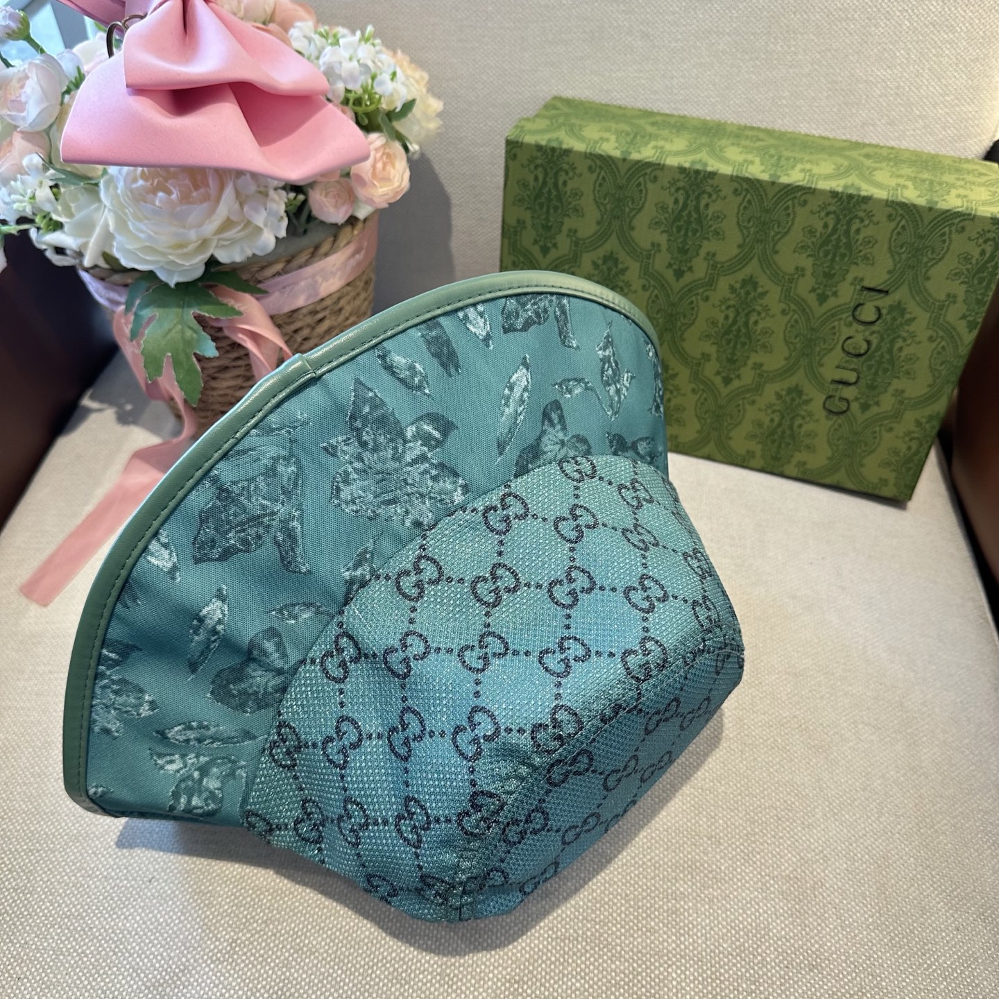 原单品质GUCCI古奇渔夫帽👒官网新品Gucci渔夫帽火爆来袭 工艺非常精美 高档大气上档次！低调奢华，