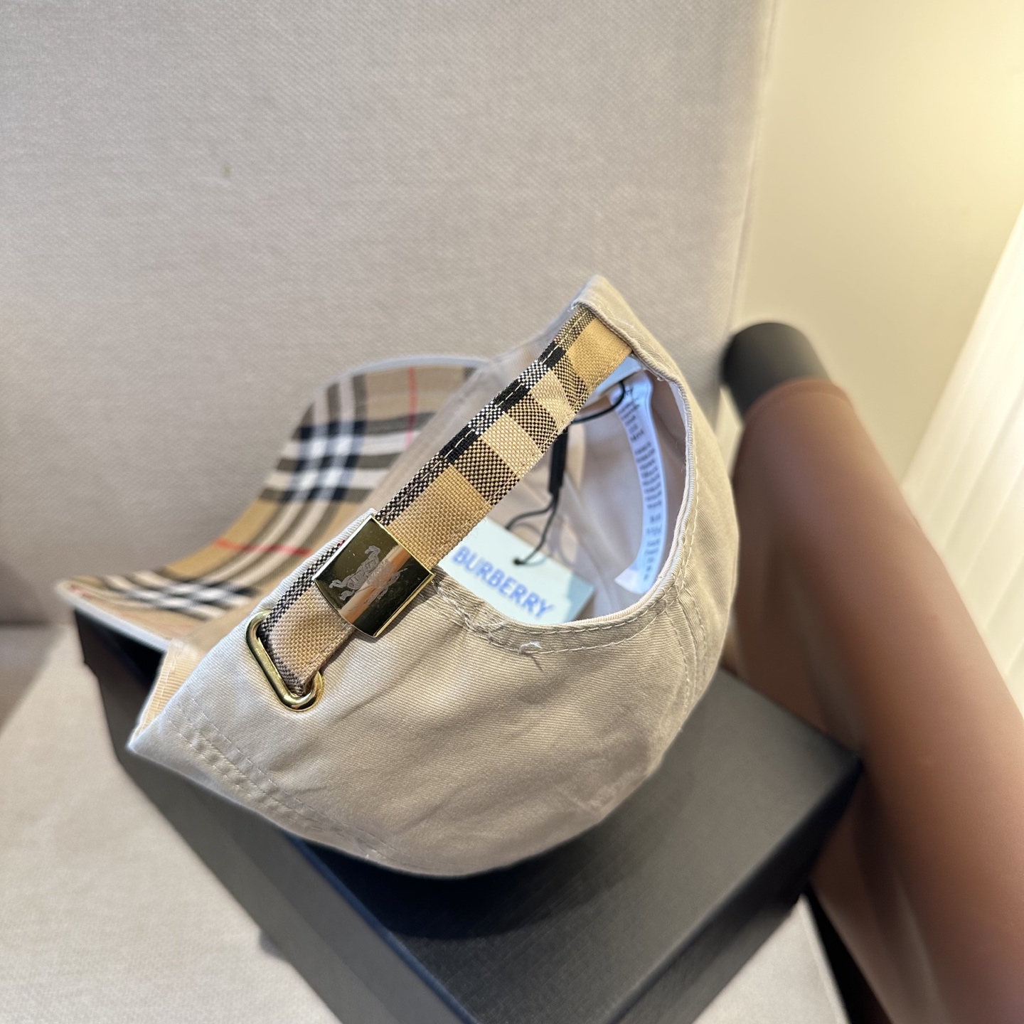 巴宝莉BURBERRY官网同步上线 韩版新款英伦风定制款1:1原单品质 男女通用棒球帽 美邦工艺 高版品