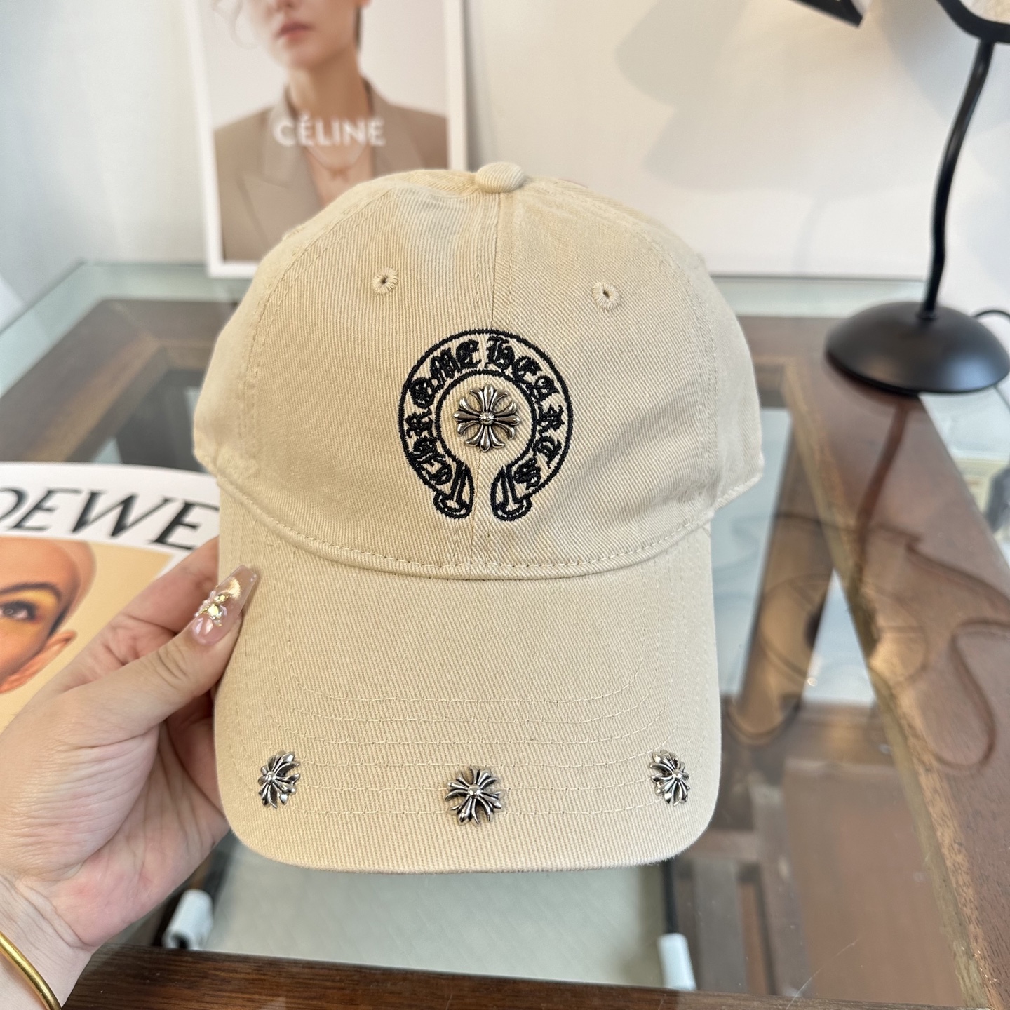 Chrome hearts 克罗心 新款十字架 高品质棒球帽，高端定制版！网红时尚博主同款！墙裂推荐！质